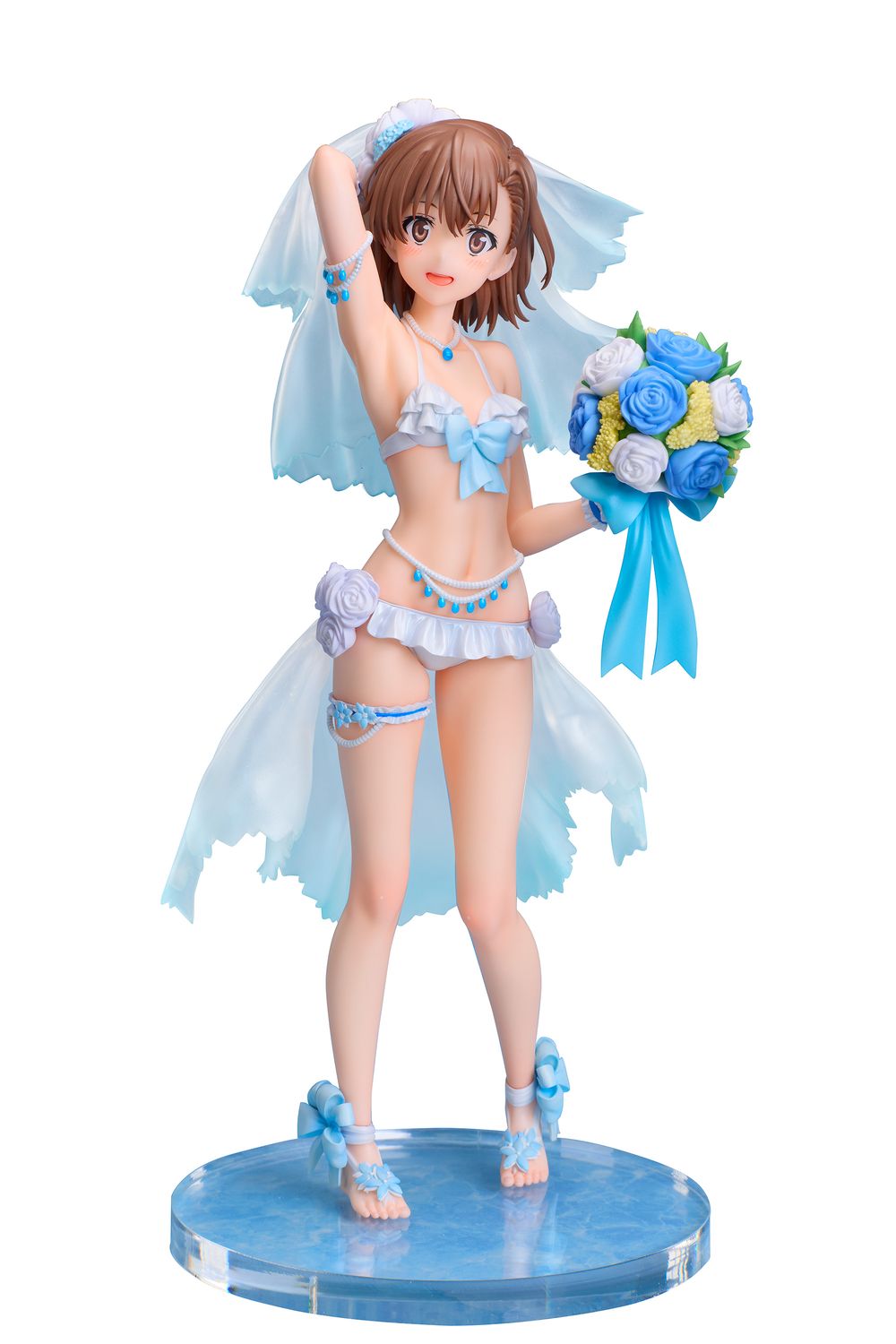 PRE-ORDER Good Smile A Certain Scientific Railgun T Mikoto Misaka Wedding Swim Swimsuit Ver. 1/7th Scale Figure
