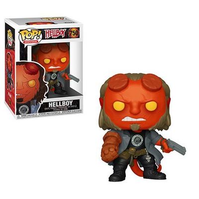 PRE-ORDER Funko Hellboy Movie Hellboy with BPRD T-Shirt Pop! Vinyl Figure