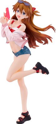 PRE-ORDER Good Smile Pop Up Parade Beach Queens Rebuild of Evangelion - Asuka Shikinami Langley L Size