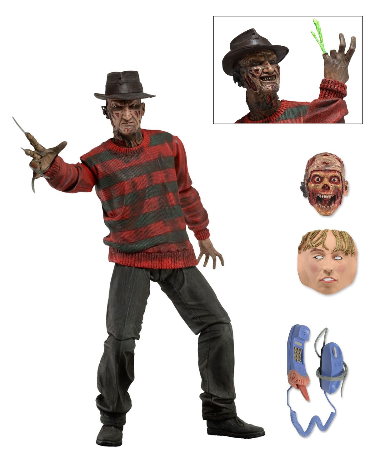 PRE-ORDER NECA Nightmare on Elm St 30th Anniversary - Ultimate Freddy 7&quot; Action Figure