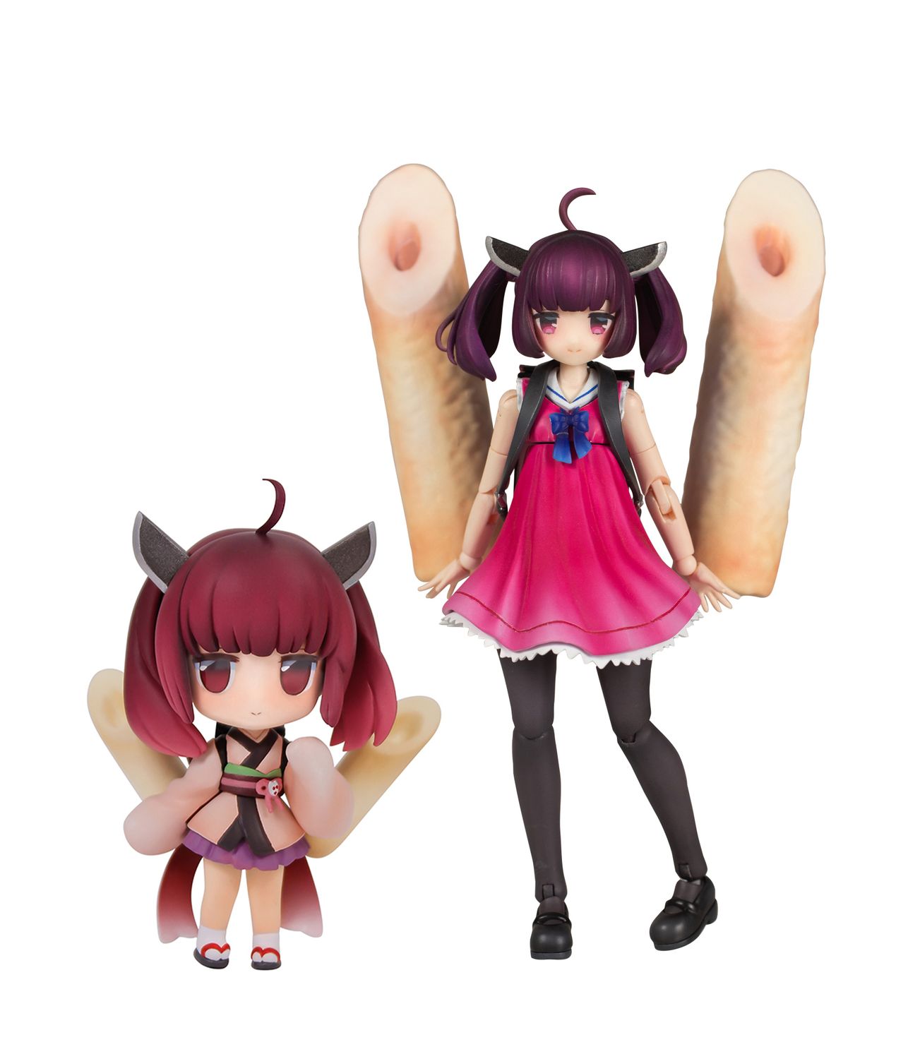 PRE-ORDER Good Smile Tohoku Zunko Projecto Plafia Tohoku Kiritan Mini Figure Set 1/12 Scale Model Kit