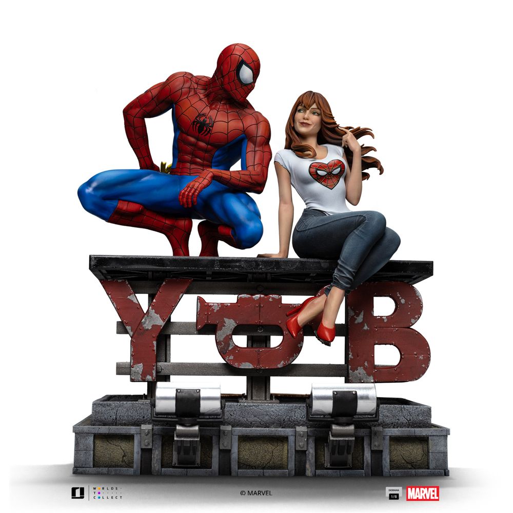 PRE-ORDER Iron Studios Spider-man and MJ Marvel Diorama 1/6