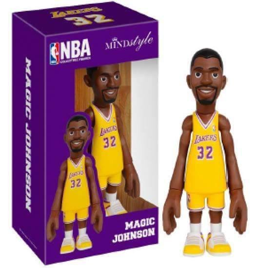 MINDstyle x Coolrain NBA Los Angeles Lakers Magic Johnson Arena Box Figure (Yellow)