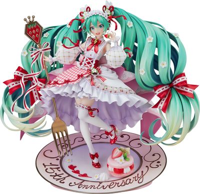 PRE-ORDER Good Smile Vocaloid Hatsune Miku Strawberry Motif (15th Anniversary Ver.) 1/7th Scale Figure
