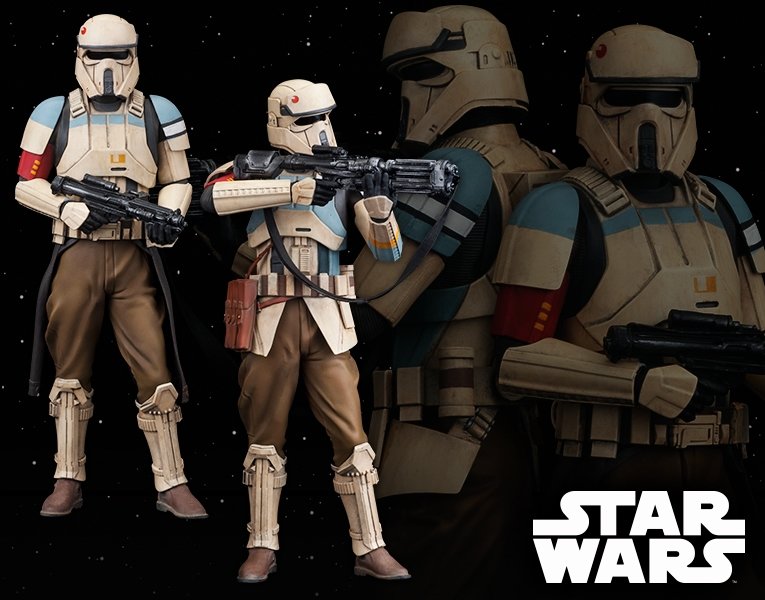 Kotobukiya Rogue One A Star Wars Story Shoretrooper 2 Pack (Squad Leader & Captain) ArtFX+