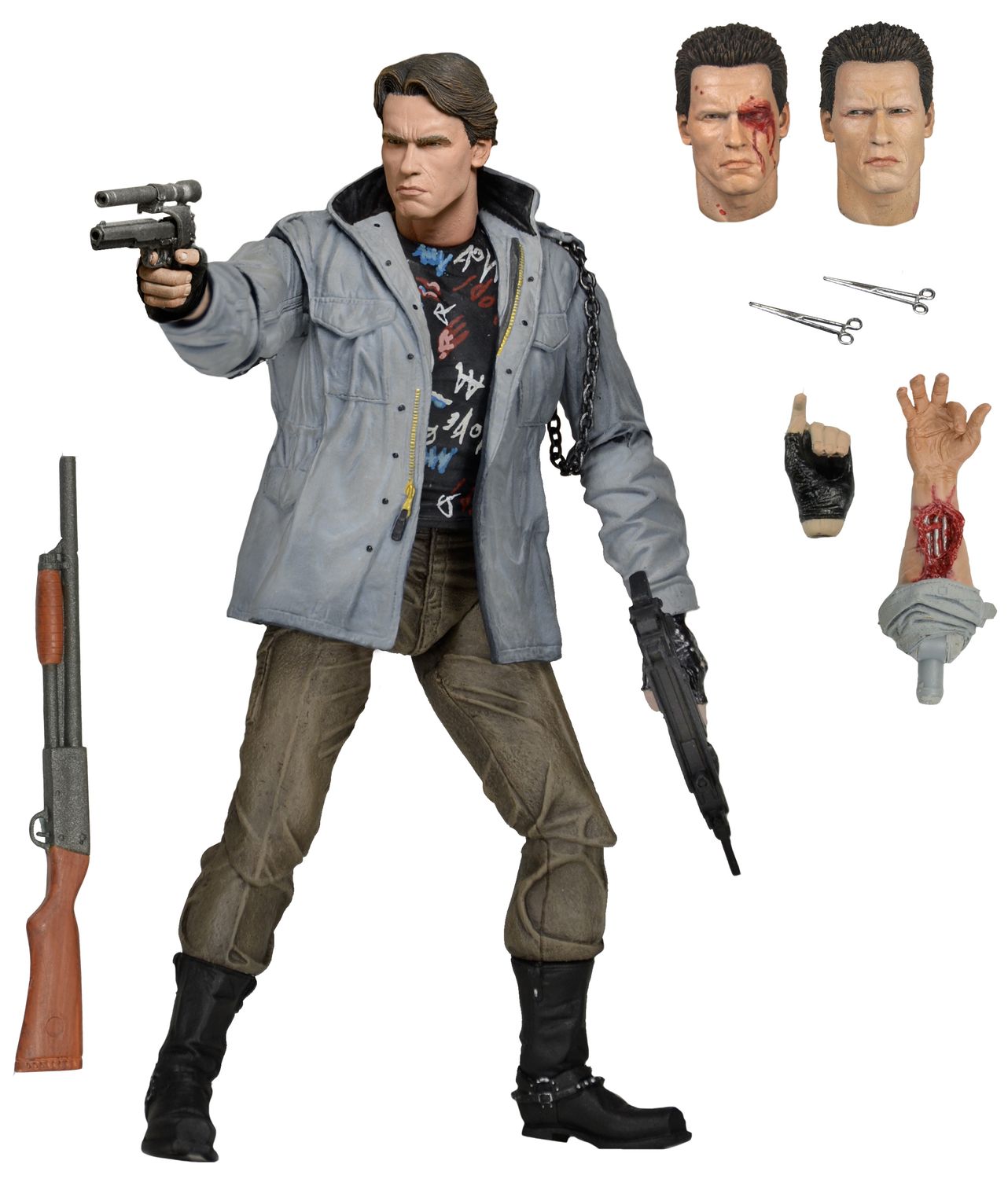 PRE-ORDER NECA Terminator - Ultimate T-800 (Tech Noir) 7&quot; Action Figure