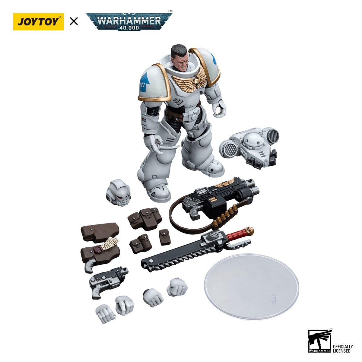 PRE-ORDER Joy Toy Warhammer 40k Space Marines White Consuls Intercessors 1