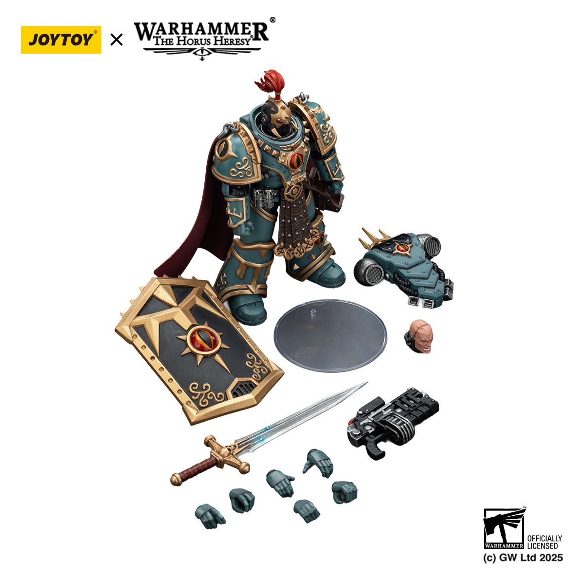 PRE-ORDER Joy Toy Warhammer 40k Sons of Horus &#39;Little&#39; Horus Aximand, Captain of the 5th Company
