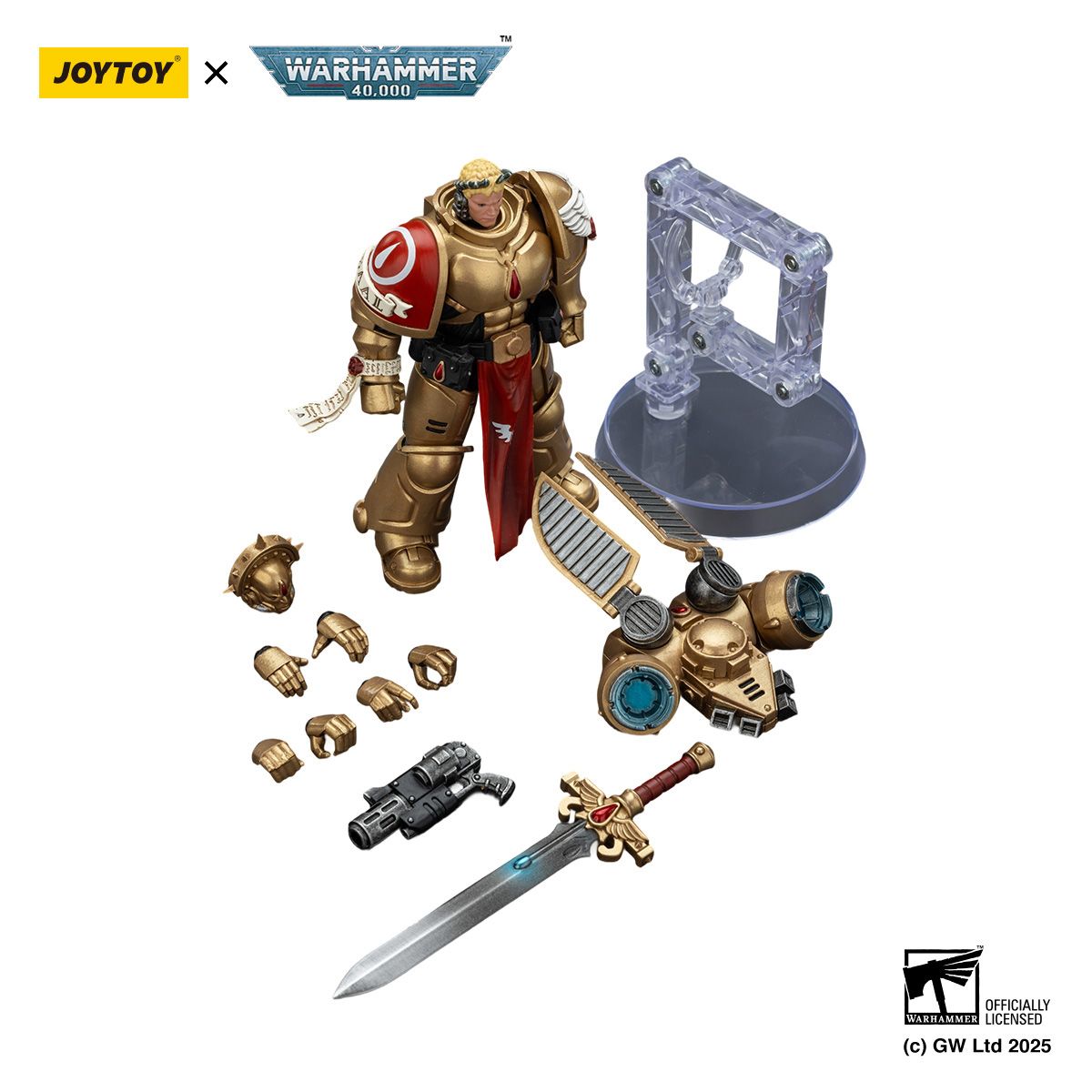 PRE-ORDER Joy Toy Warhammer 40k Blood Angels Sanguinary Guard 1 with Inferno Pistol and Encarmine Blade