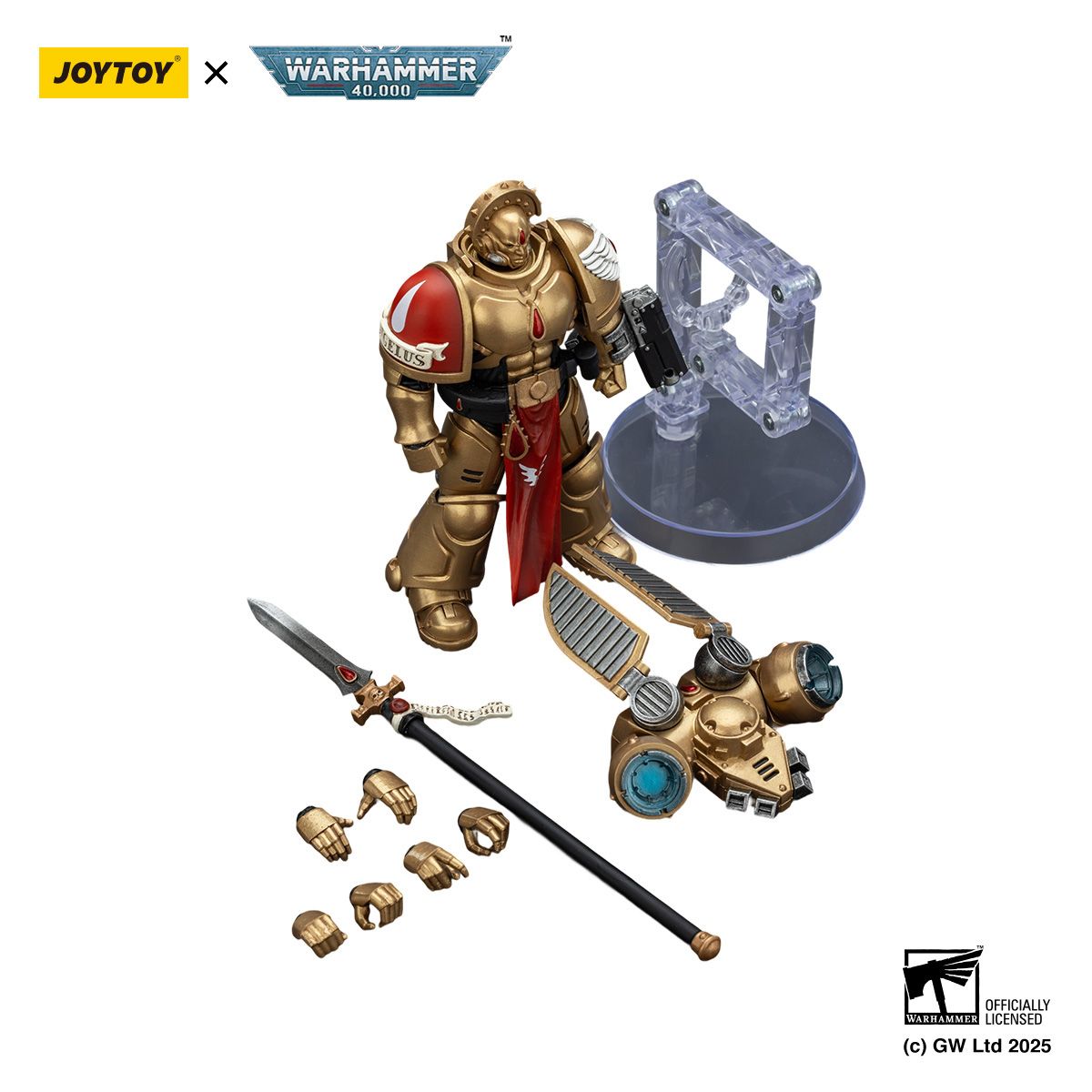 PRE-ORDER Joy Toy Warhammer 40k Blood Angels Sanguinary Guard 2 with Angelus Boltgun and Encarmine Spear