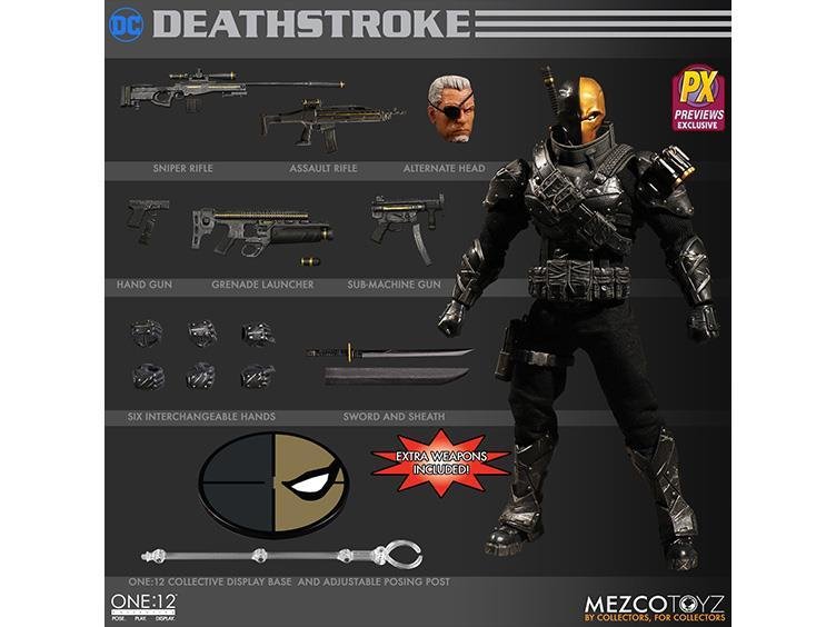 Mezco One: 12 Collective DC Stealth Deathstroke PX Preview Exclusive Action Figure