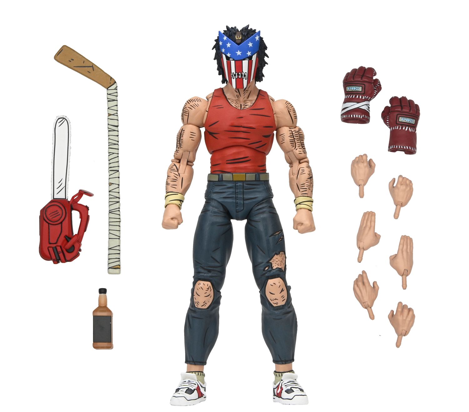 PRE-ORDER NECA Teenage Mutant Ninja Turtles (Mirage Comics) - Ultimate Casey Jones (Bodycount) 7&quot; Action Figure