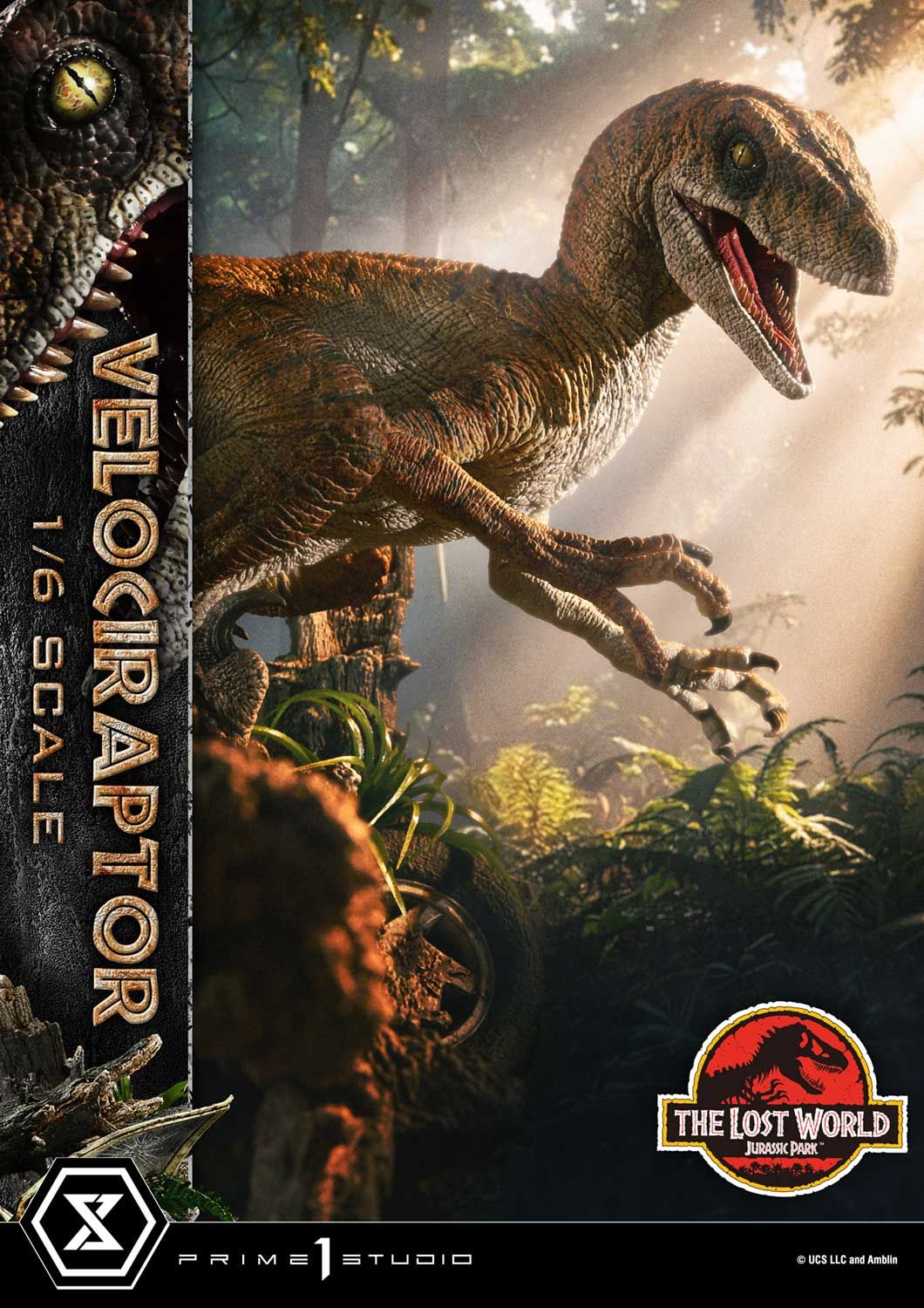 PRE-ORDER Prime1 Legacy Museum Collection The Lost World: Jurassic Park (Film) Velociraptor 1/6 scale Bonus Version