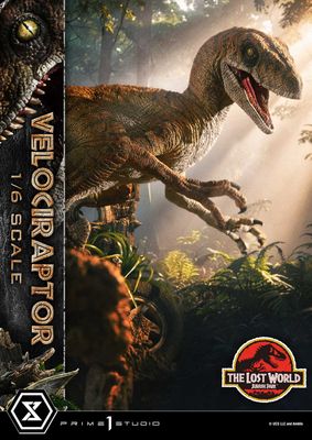 PRE-ORDER Prime1 Legacy Museum Collection The Lost World: Jurassic Park (Film) Velociraptor 1/6 scale Bonus Version