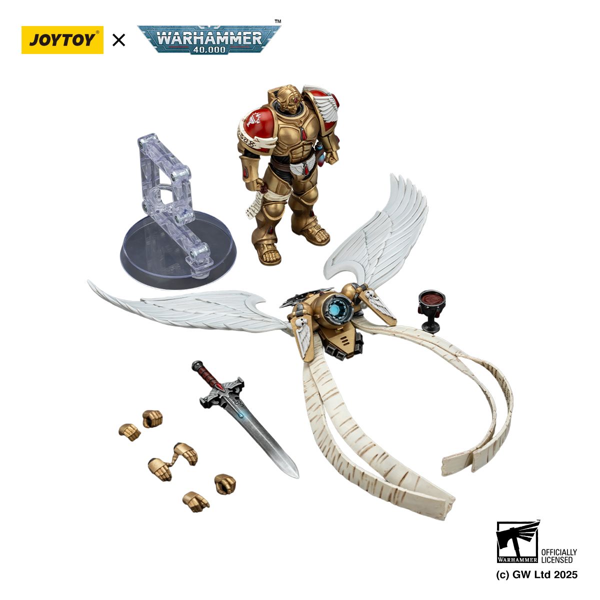 PRE-ORDER Joy Toy Warhammer 40k Blood Angels The Sanguinor with Encarmine Broadsword