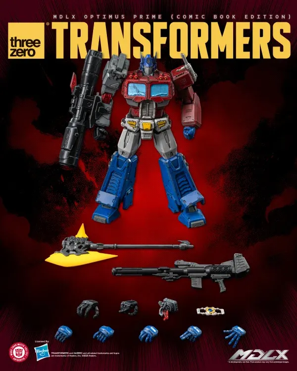PRE-ORDER ThreeZero Transformers MDLX Optimus Prime (Comic Book Edition)