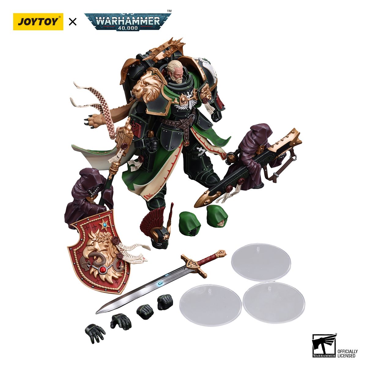 PRE-ORDER Joy Toy Warhammer 40k Dark Angels Primach Lion El&#39;Jonson