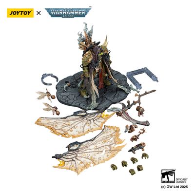 PRE-ORDER Joy Toy Warhammer 40k Mortarion, Daemon Primarch of Nurgle with Ancient Weapons The Lantern and Silence