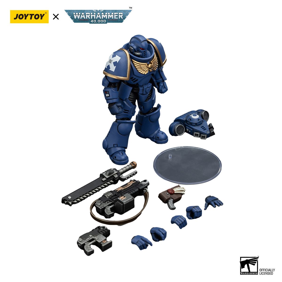 PRE-ORDER Joy Toy Warhammer 40k Space Marines Ultramarines Outriders Brother Catonus (2025)