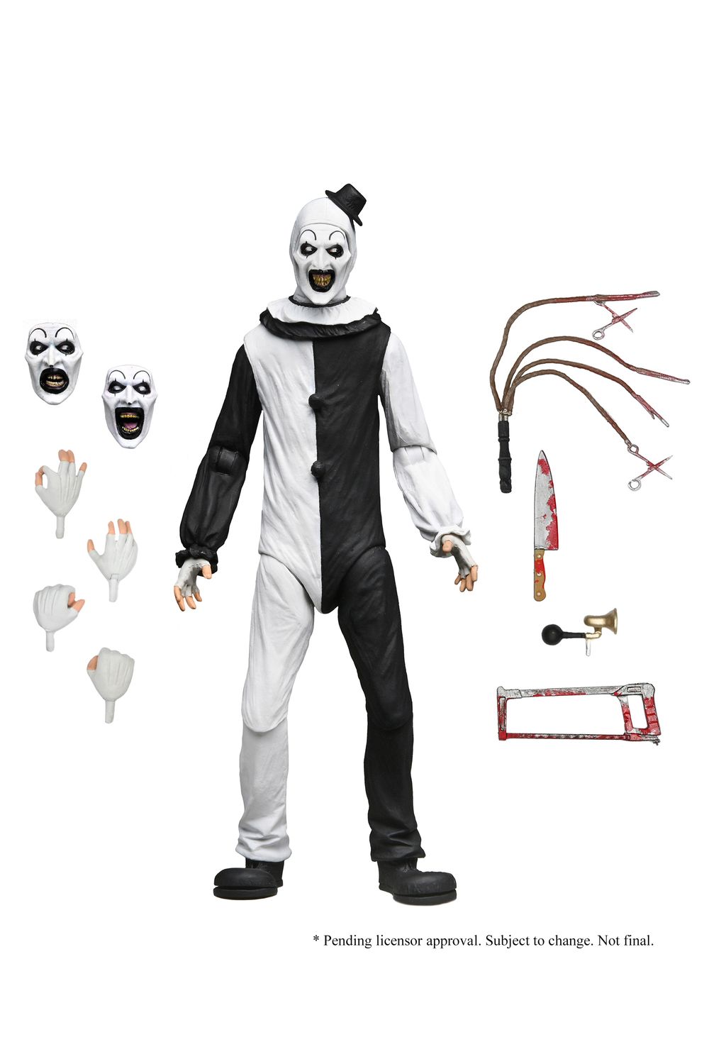 PRE-ORDER NECA Terrifier Art the Clown 1/4th Scale Action Figure