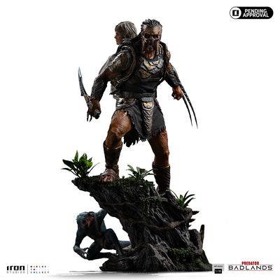 PRE-ORDER Iron Studios Predator Dek &amp; Thia Preadtor Badlands Art Scale 1/10