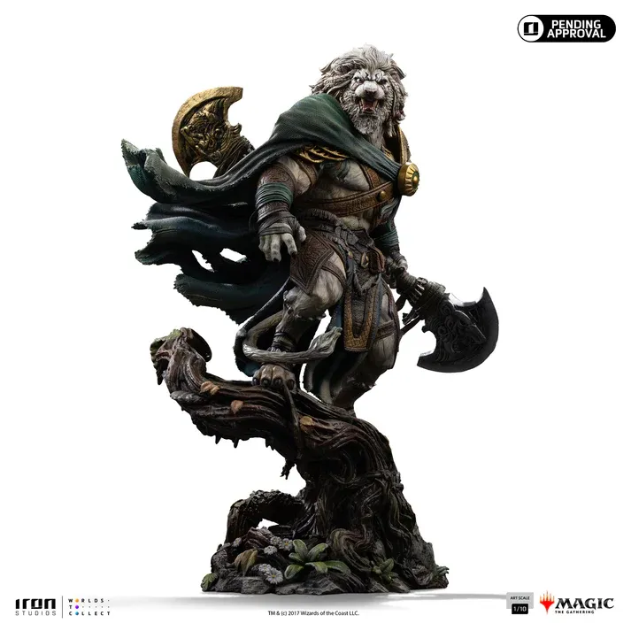 PRE-ORDER Iron Studios Ajani Goldmane Magic The Gathering Art Scale 1/10