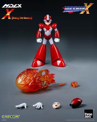 PRE-ORDER ThreeZero Rockman X / Mega Man X MDLX X (Rising Fire Version)