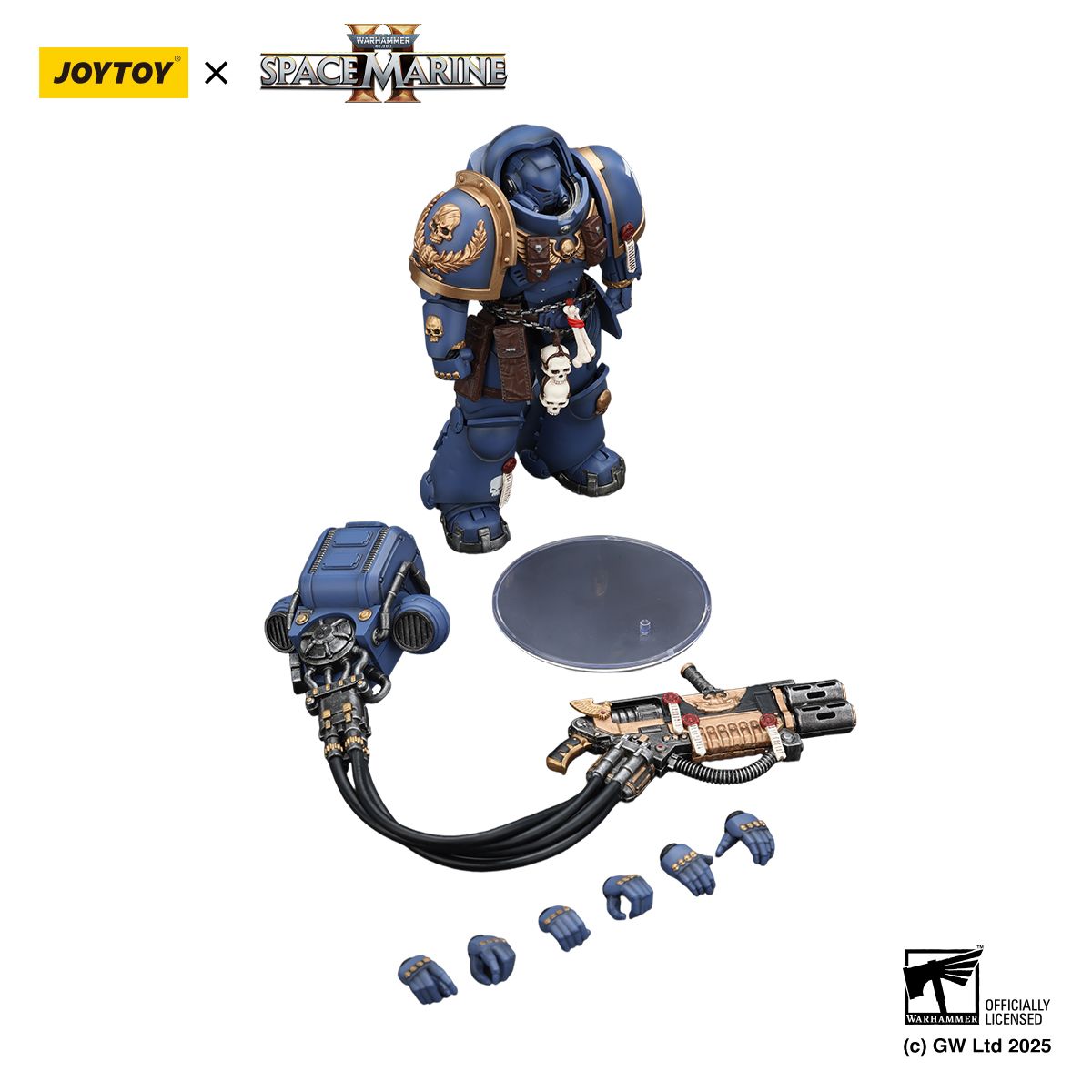 PRE-ORDER Joy Toy Warhammer 40k Ultramarines Heavy Artificer Armor with Relic Multi-Melta