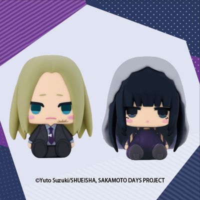 PRE-ORDER Kotobukiya Sakamoto Days Pote Raba Rubber Mascot Shishiba and Osaragi