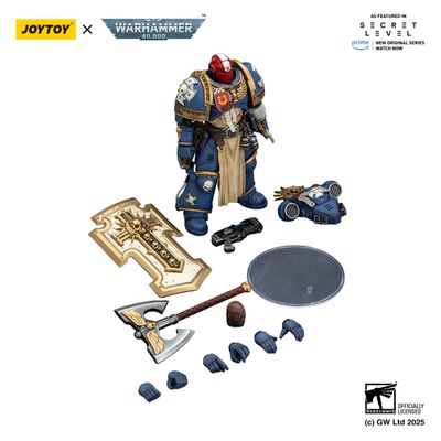 PRE-ORDER Joy Toy Warhammer 40k Ultramarines Metaurus with Power Axe, Stormshield and Plasma Pistol