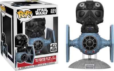 Funko Star Wars - TIE Fighter Pilot with TIE Fighter Deluxe Pop! Vinyl Figure