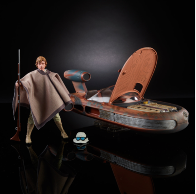 Hasbro SDCC 2017 Exclusive Star Wars: The Black Series X-34 Landspeeder &amp; 6-Inch Luke Skywalker