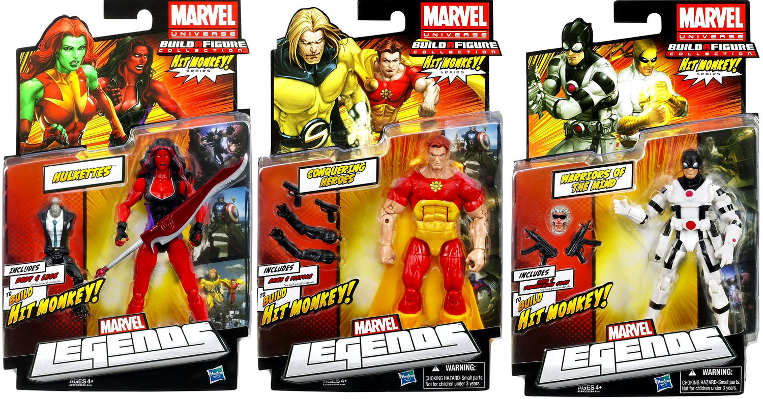 Hasbro Marvel Legends Hit Monkey Series Complete Set Action Figure