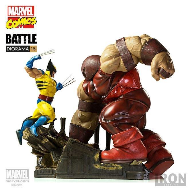 Iron Studios Marvel Comics Wolverine vs Juggernaut Battle Diorama 1/6