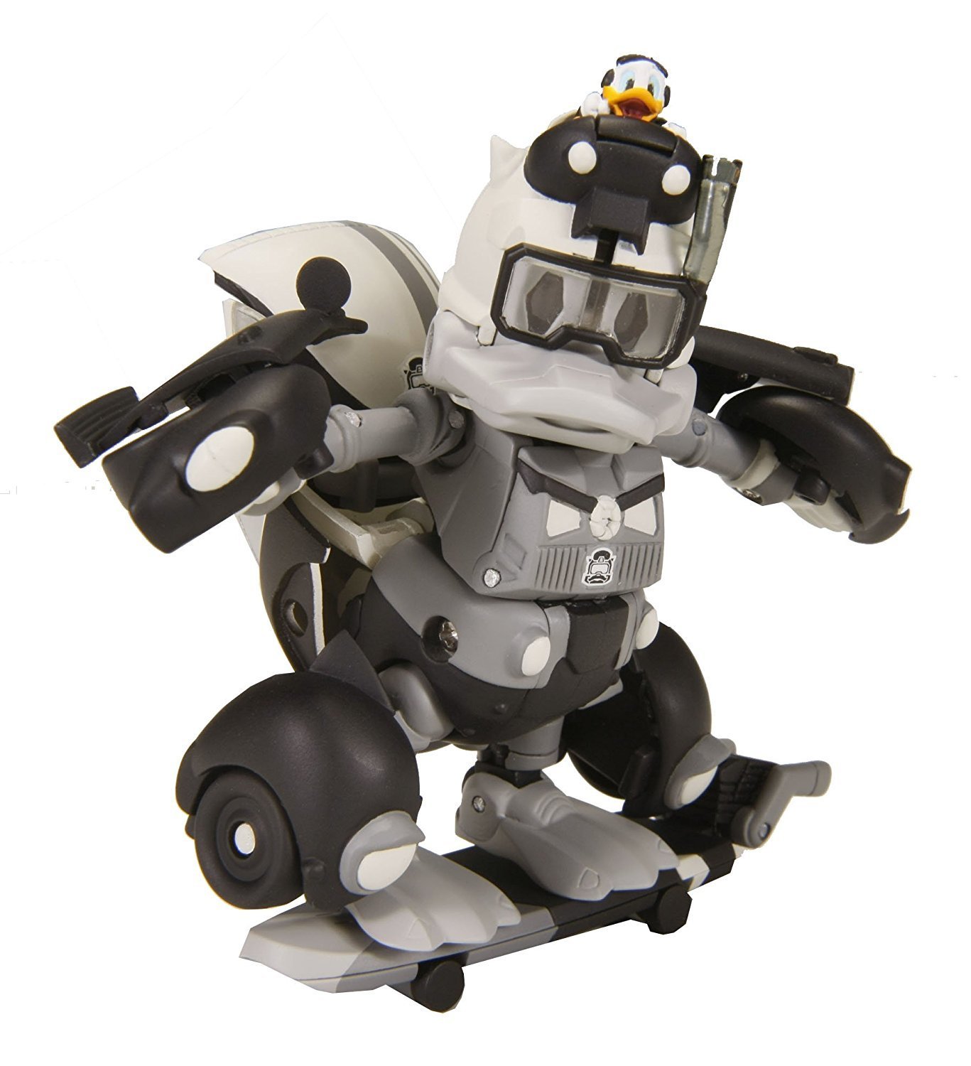Takara Tomy Disney Label Transformers Donald Duck Monochrome Version