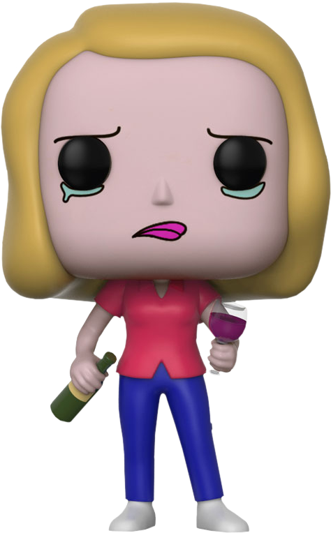 Funko Rick and Morty - Beth with Wine Glass Pop! Vinyl Figure