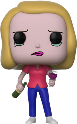 Funko Rick and Morty - Beth with Wine Glass Pop! Vinyl Figure