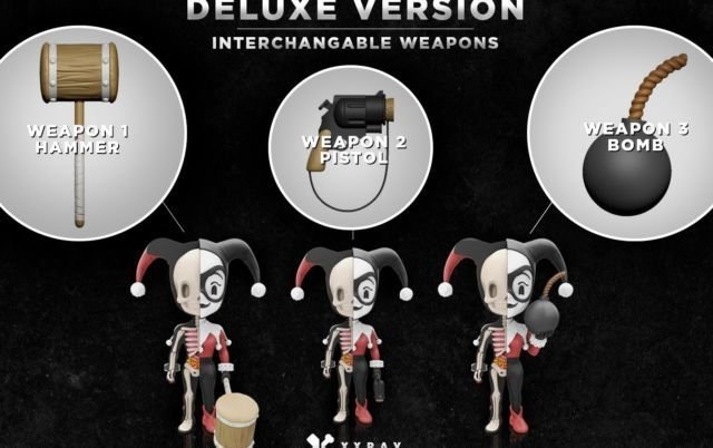 Mighty Jaxx Xxray DC Comics Harley Quinn Deluxe Ver,