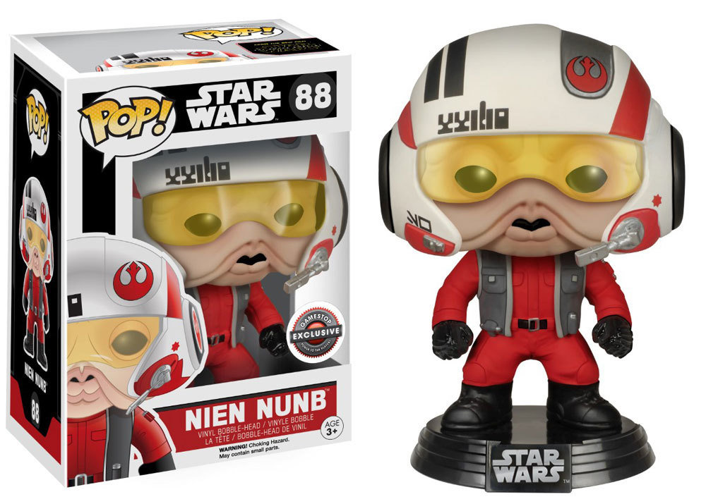 Funko Star Wars - Nien Numb with Helmet Gamestop Exclusive Pop! VInyl FIgure
