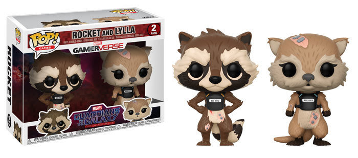 Funko Guardians of the Galaxy: Tell Tales Rocket Raccoon and Lylla Pop! Vinyl Figure 2-Pack