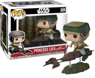 Funko Star Wars - Princess Leia on Speeder Bike Deluxe Pop! Vinyl Figure