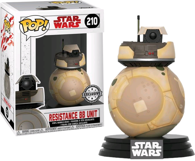 Funko Star Wars Episode VIII: The Last Jedi - Orange Resistance BB Unit Excluive Pop! Vinyl Figure