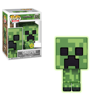 Funko Minecraft - Creeper Glow in the Dark Exclusive Pop! Vinyl Figure