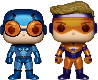 Funko DC Universe Booster Gold and Blue Beetle 2-Pack Exclusive Pop! Vinyl Figure
