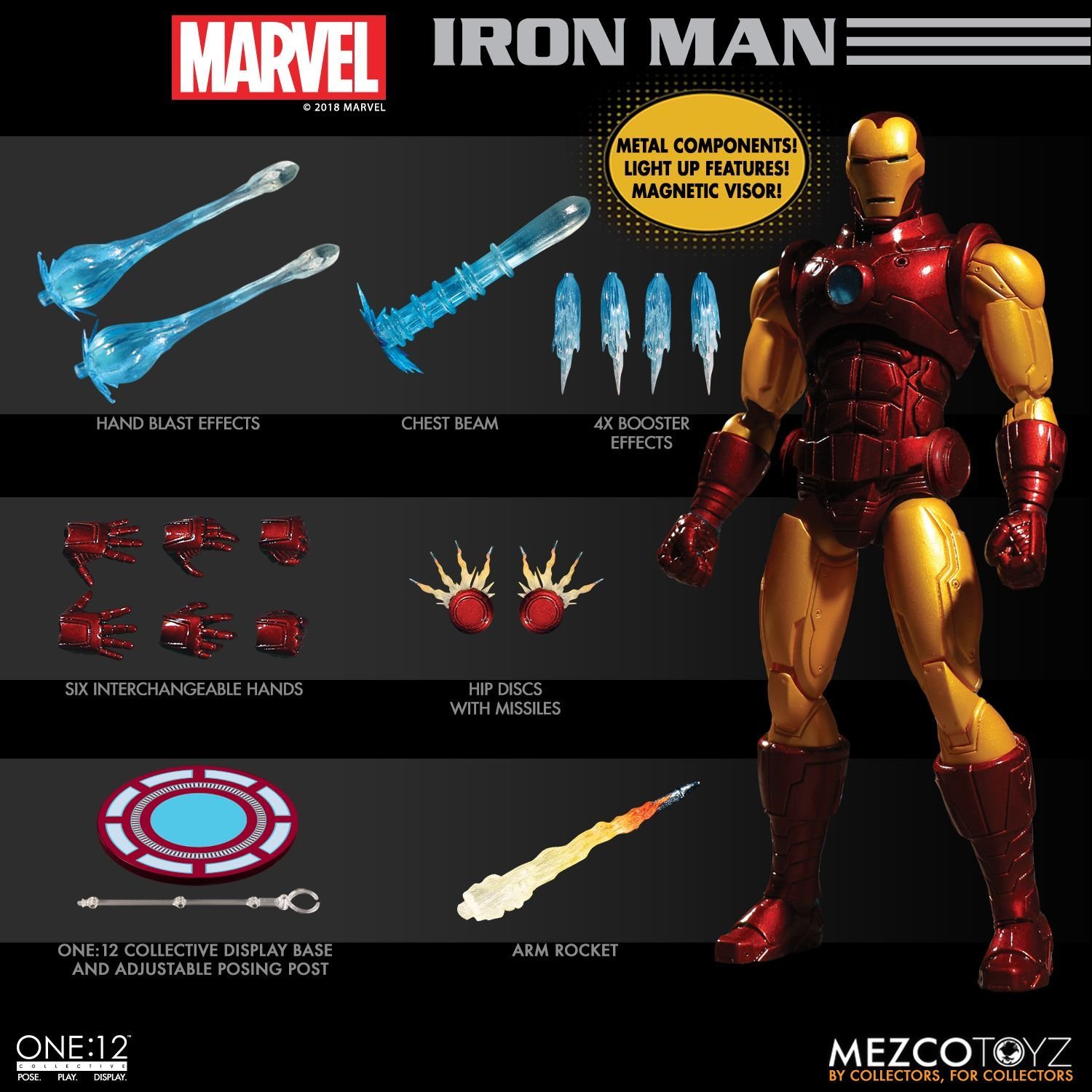 Mezco ONE:12 COLLECTIVE Iron Man