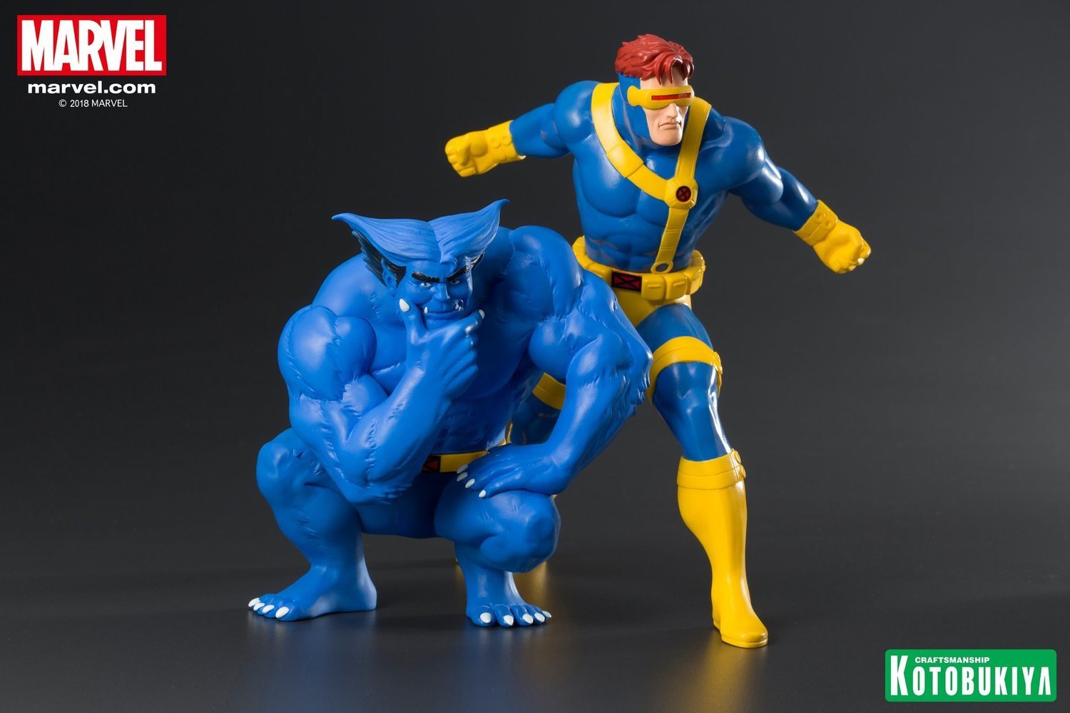 Kotobukiya Marvel Universe Cyclops & Beast Two Pack ArtFX+ Statue