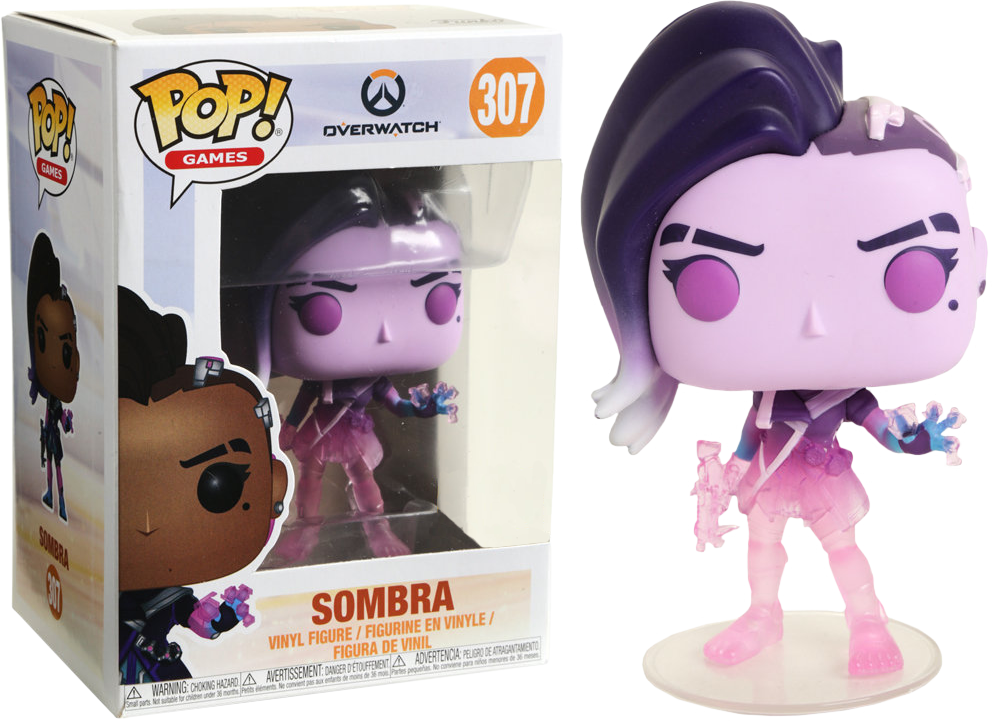 Funko Overwatch - Sombra Translucent Pop! Vinyl Figure