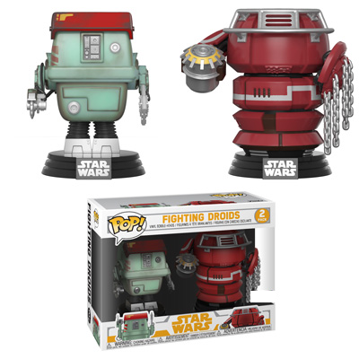 Funko Star Wars : Solo : A Star Wars Story Fighting Droids 2-pack Exclusive Pop! Vinyl Figure