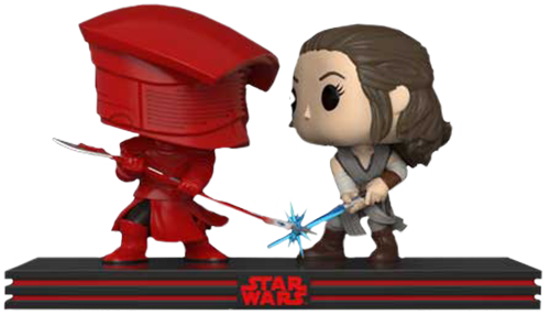 Funko Star Wars Episode VIII: The Last Jedi - Rey & Praetorian Guard Battle Movie Moments Pop! Vinyl Figure 2-Pack