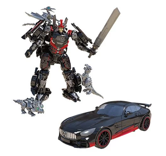 Hasbro Exclusive Transformers Studio Series Deluxe Drift with Baby Dinobots Sharp-T, Pterry, and Tops